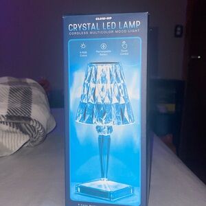 Crystal LED cordless multicolor mood light